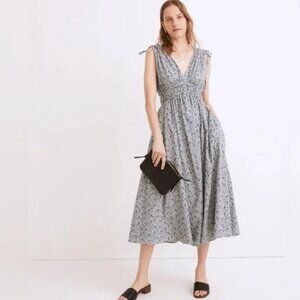 Madewell Sophia Smocked Midi Dress in Florentine Floral Size M